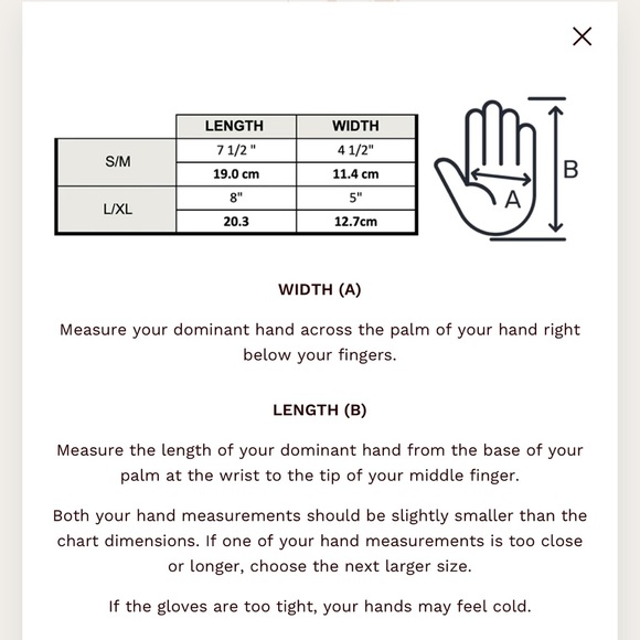 Braume Leather Mittens - new - size s/m - Picture 4 of 4